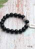 Boho Bracelet, Green Amazonite Blessed